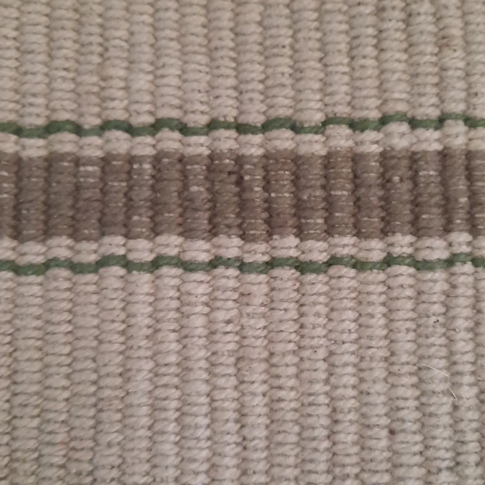 Cotton Woven Rug Reversible Happy Camper Northwoods Cabin